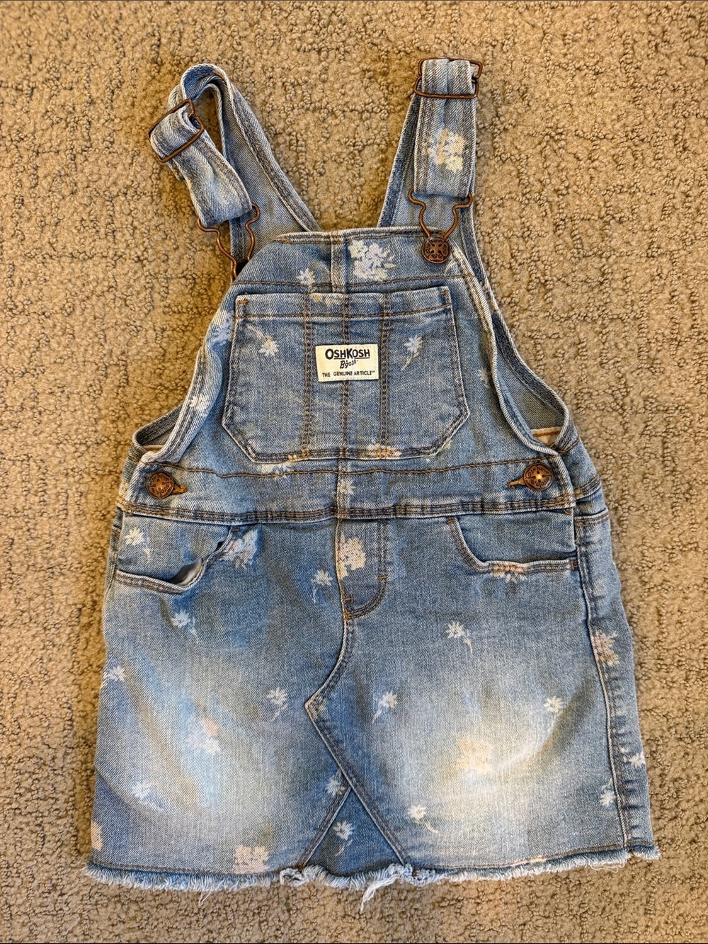 OshKosh B'gosh Light Blue Denim Overall Dress